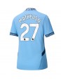 Manchester City Matheus Nunes #27 Kotipaita Naisten 2024-25 Lyhythihainen